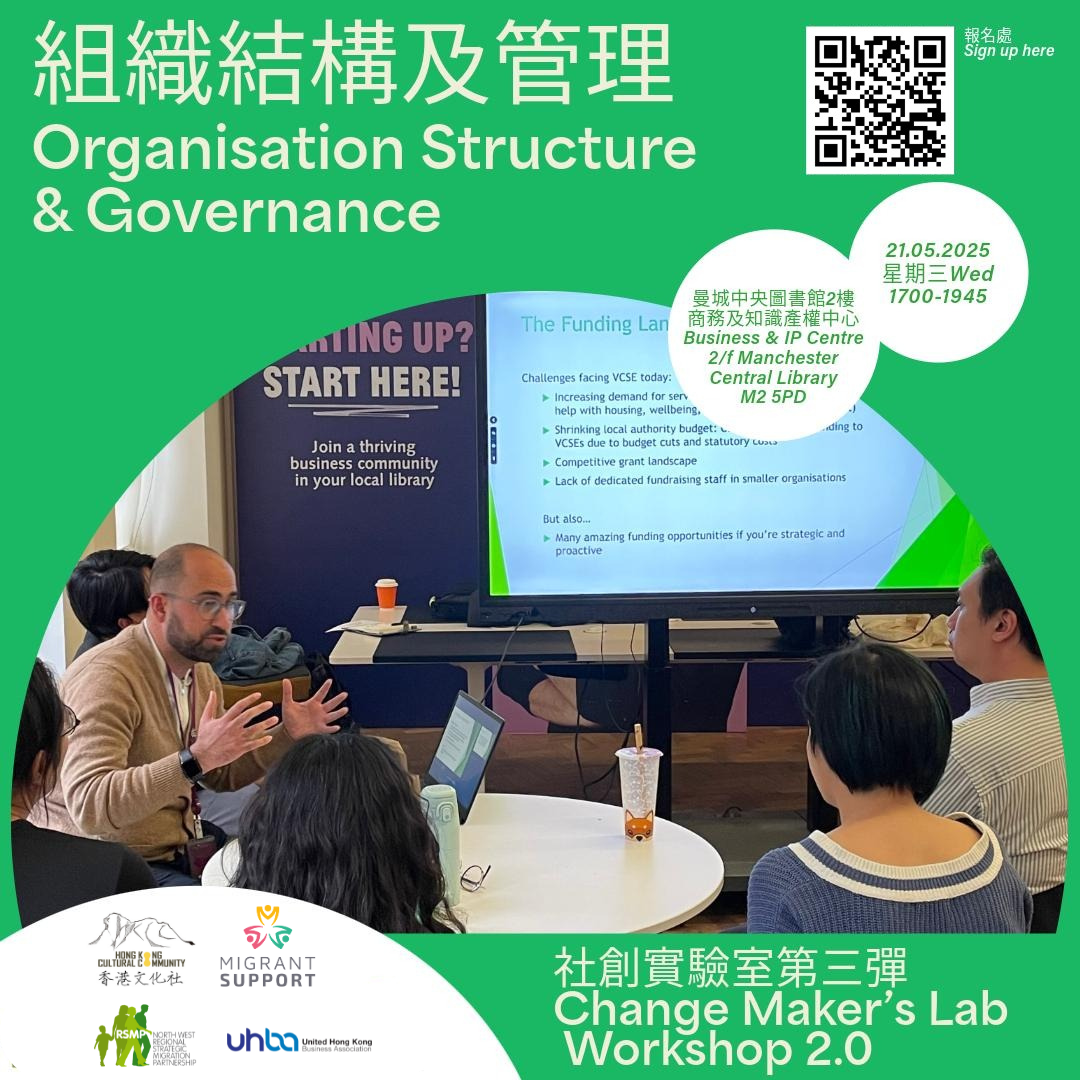 Change Maker Lab - Community Group Structures and Governance Workshop 社區組織結構與管理工作坊