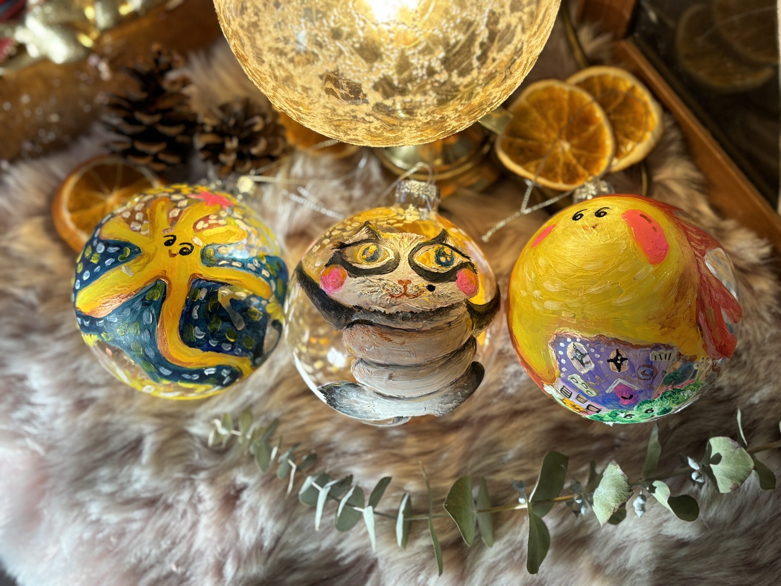 Christmas Glass Ornament Painting Workshop